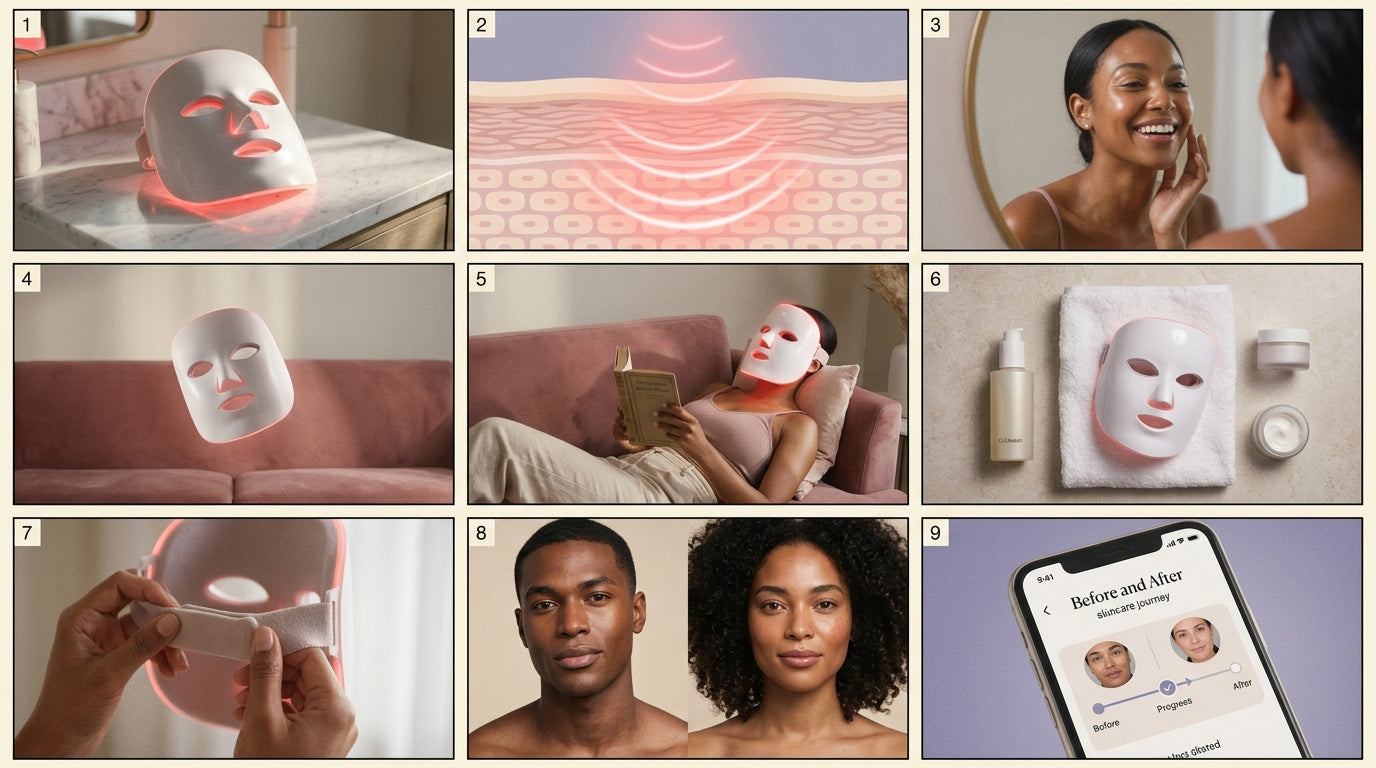 What Is a Red Light Therapy Face Mask?