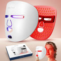 LED skincare mask for home use by Skinora Glow