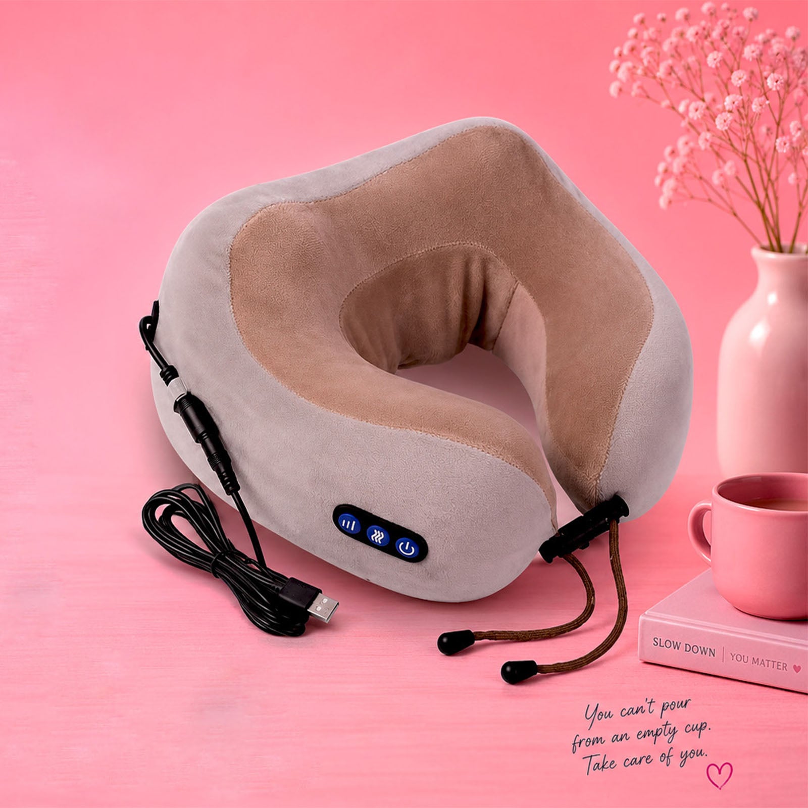 Mini U-Shaped Neck Massage Pillow main image