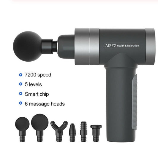 Muscle massage gun packaging with guidebook